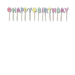  Happy Birthday Party Candles 15pc: Office Products