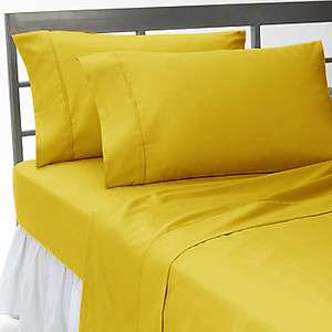 1000TC GOLD SOLID 100%COTTON BEDDING COLLECTION  