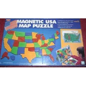 Magnetic USA Map Puzzle