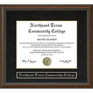  Northeast Texas Community College (NTCC) Diploma Frame 