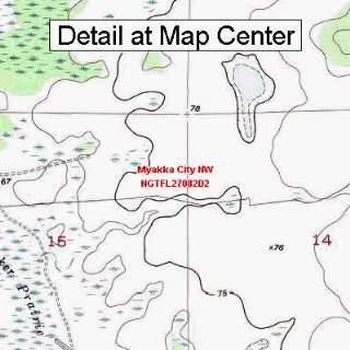   Map   Myakka City NW, Florida (Folded/Waterproof)