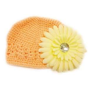  PepperLonely 3 in 1 Peach Adorable Infant Beanie Kufi Hat 