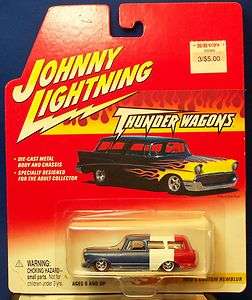 Johnny Lightning Thunder Wagons 1950s CUSTOM RUMBLUR (red,white,blue 