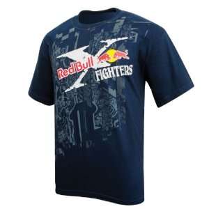 Fox Racing Red Bull X Fighters Double X s/s [Navy]  Sports 