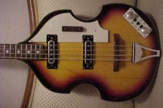 Vintage Univox LECTRA Bass 1970, Viola with Frets  