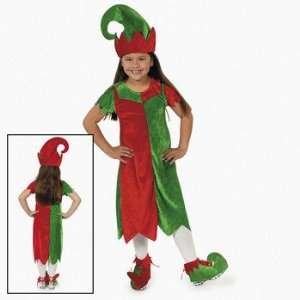  Girls Elf Costume Size S/M: Toys & Games