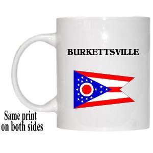    US State Flag   BURKETTSVILLE, Ohio (OH) Mug 