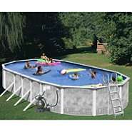 30ft x 15ft x 52in Heritage Diamond Oval Pool Package 