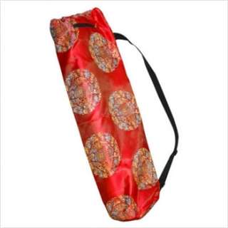 Fit Yoga Mat Bag  Red Silk  