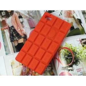   New Chocolate Hard Cover Case for iphone 4&4S(Red): Cell Phones
