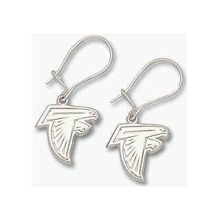  Atlanta Falcons 1/2 Logo Post Earrings   Sterling Silver 