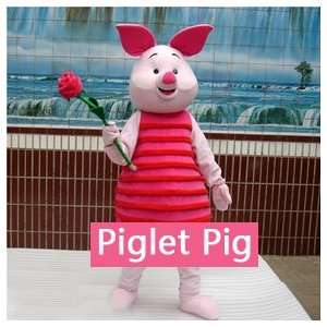    Piglet Pig Winnie the Pooh S Friend Mascot Costume Toys & Games