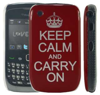 Keep Calm And Carry On   For BlackBerry Curve 8520/9300/3G Case Cover 
