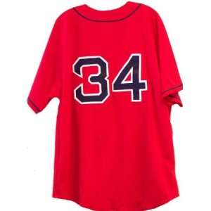 Sox Alternate Jersey (Red) Customized Red Sox Alternate Red (Number 