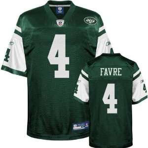  Brett Favre #4 New York Jets Replica NFL Jersey Green Size 