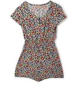 null (Multi Col) Floral Playsuit  237639199  New Look