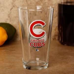  Chicago Cubs 17 oz. Enhanced Hi Def Mixing Glass Sports 
