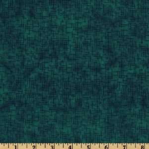  44 Wide Cabin By The Lake Cross Hatch Teal Fabric By The 