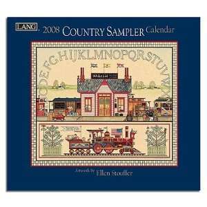  Country Sampler by Ellen Stouffer 2008 Lang Wall Calendar 