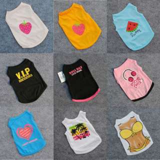 Pet Small Dog Clothing Puppy Clothes Various T Shirt  