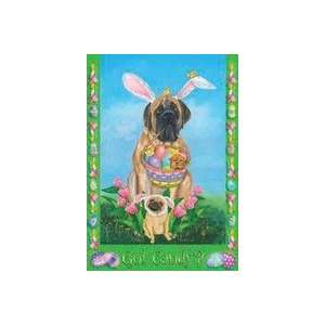  Got Candy Easter Bunny Dog Mini Flag Patio, Lawn & Garden
