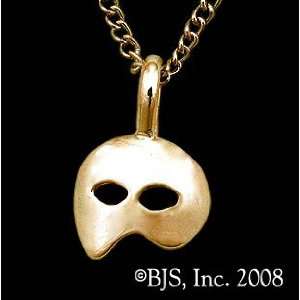  14k. Gold Phantom Mask Necklace 
