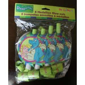  Dragon Tales Medallion Blow Outs 8 Toys & Games