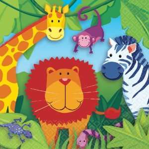  16 Jungle Animal Luncheon Napkins 2 ply Toys & Games