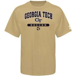   Georgia Tech Yellow Jackets Gold Soccer T shirt: Sports & Outdoors