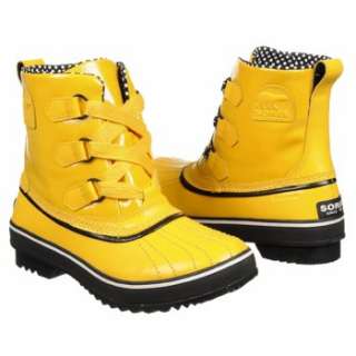 Womens Sorel Tivoli Rain Spectra Yellow/Black Shoes 