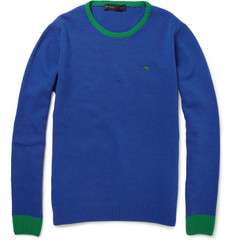 Etro Contrast Trim Wool Sweater