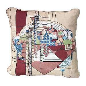  Frank Lloyd Wright May Basket Tapestry Pillow Designer 