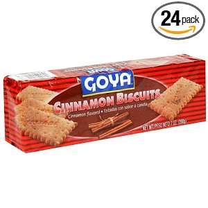 Goya Cinnamon Biscuits, 7 Ounce Units (Pack of 24)  