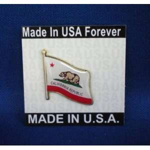  California State Flag Pin Made in USA Patio, Lawn 