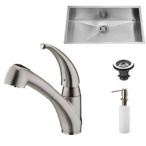   Industries VG15013 Undermount Faucet Dispenser Kitchen Sink, Steel
