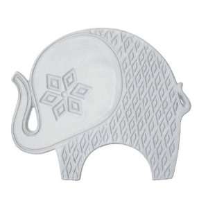  Adler White Elephant Trivet Table Top Stoneware: Everything Else