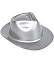 metallic silver gangster style costume dance crew fedora party hat
