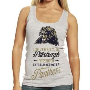   Pittsburgh Panthers Ladies Ash Boy Beater Tank Top