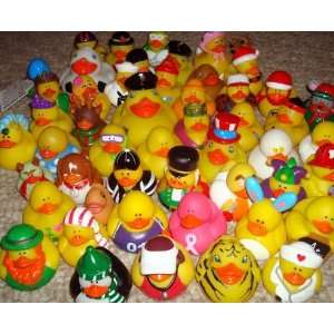  50 Different Rubber Ducks Duckies Duck: Toys & Games