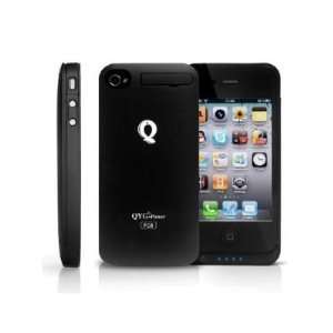  QYG Power iPhone 4 Slim Battery Case FC8   Black: Cell 