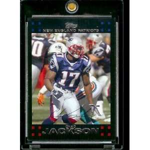 2007 Topps Football # 161 Chad Jackson   New England Patriots   NFL 