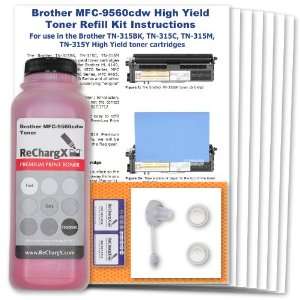  Brother MFC 9560cdw High Yield Magenta Toner Refill Kit 