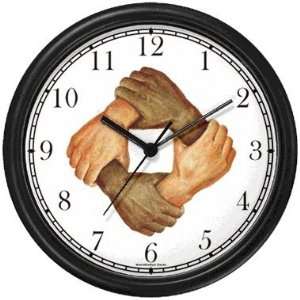  Brothers United   Brotherhood Theme Wall Clock by 