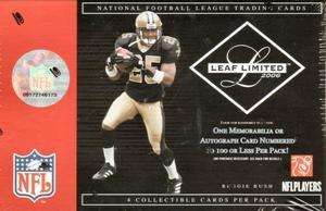 2006 LEAF LIMITED FOOTBALL HOBBY BOX BLOWOUT CARDS 613297714897  