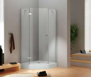 Fünfeck Dusche, Duschkabine 90x90, 100x100cm / PERFECTA  