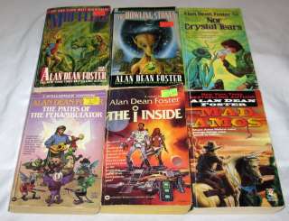 Alan Dean Foster Lot of 6 Books Sci Fi PB Paperbacks  
