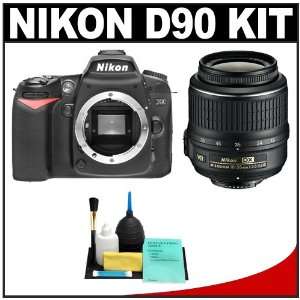   Camera + 18 55mm AF S DX VR Nikkor Lens + Cleaning Kit: Camera & Photo