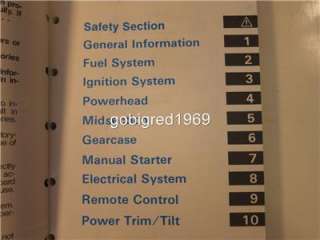 1988 Evinrude Johnson 60 65 70 75 Outboard Service Shop Manual LOTS 