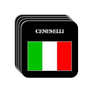   Italy   CENESELLI Set of 4 Mini Mousepad Coasters 