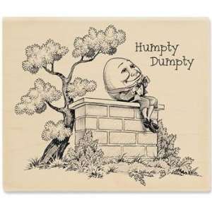  Humpty Dumpty 02 Wood Mounted Rubber Stamp